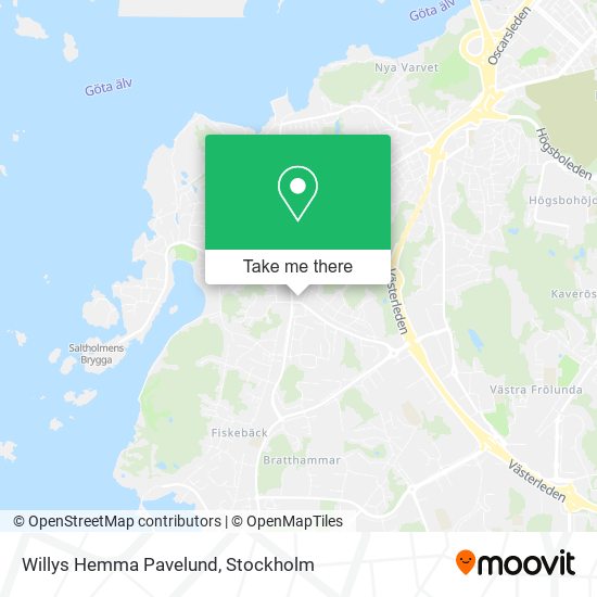 Willys Hemma Pavelund map