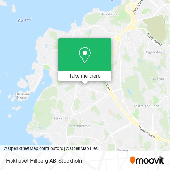 Fiskhuset Hillberg AB map