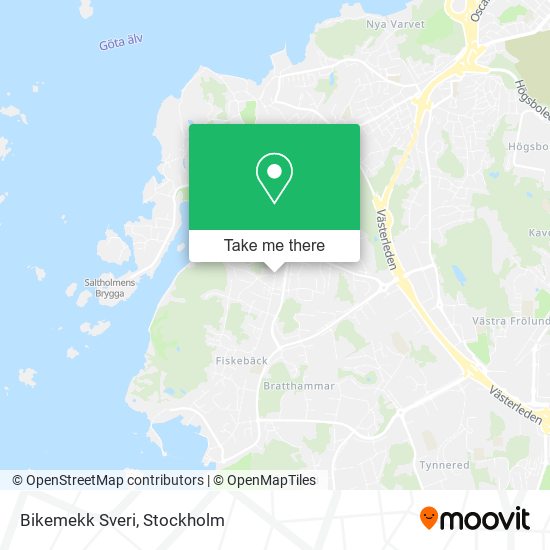 Bikemekk Sveri map