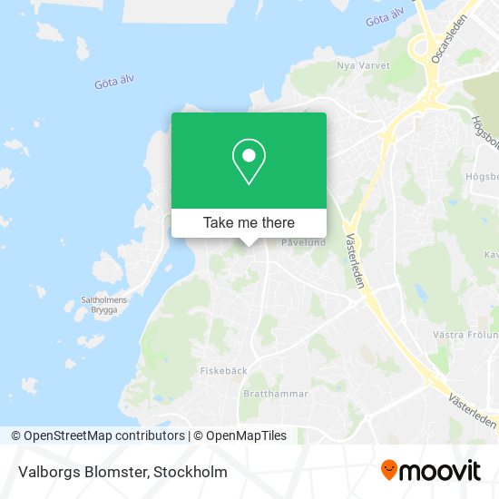 Valborgs Blomster map