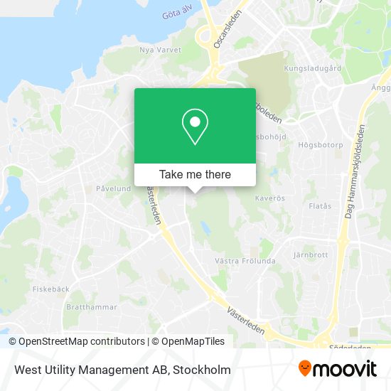 West Utility Management AB map