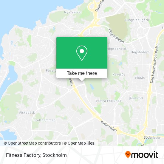 Fitness Factory map