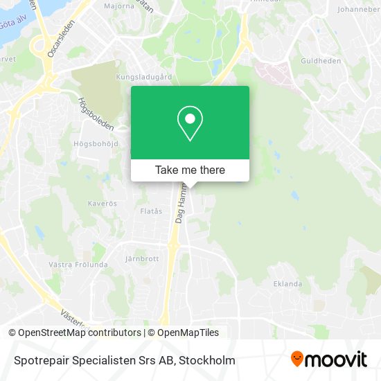 Spotrepair Specialisten Srs AB map