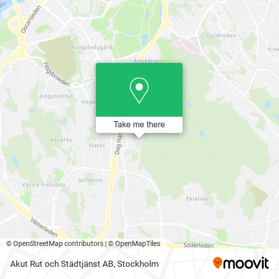 Akut Rut och Städtjänst AB map