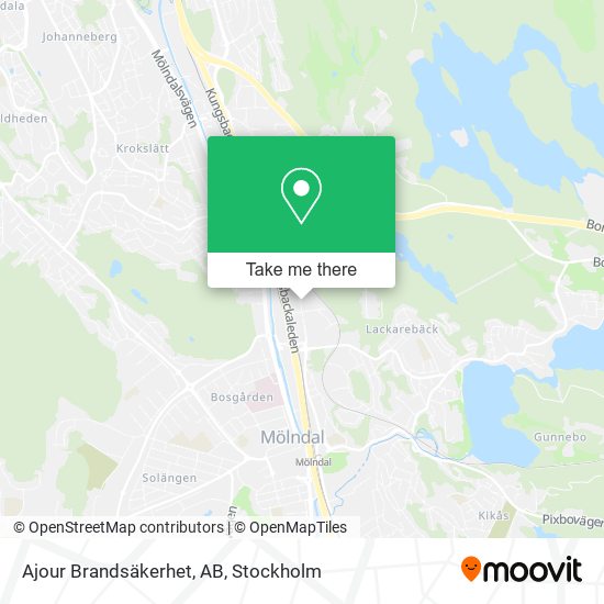 Ajour Brandsäkerhet, AB map