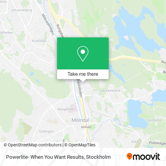 Powerlite- When You Want Results map