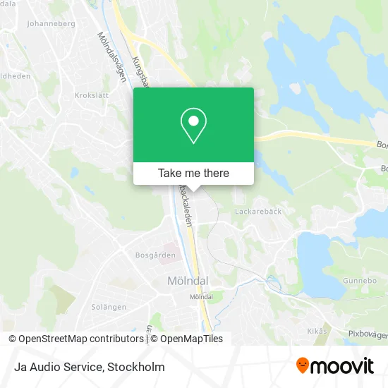 Ja Audio Service map