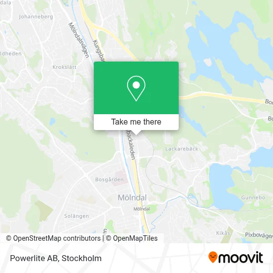 Powerlite AB map