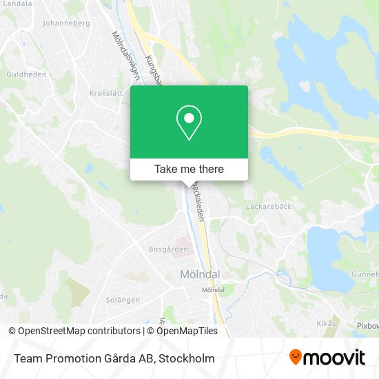 Team Promotion Gårda AB map