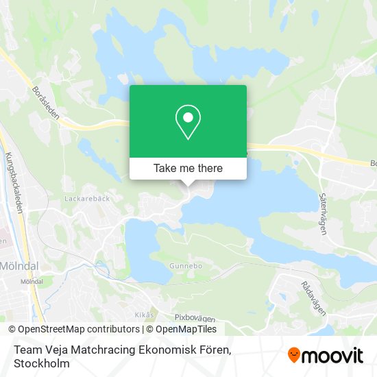 Team Veja Matchracing Ekonomisk Fören map