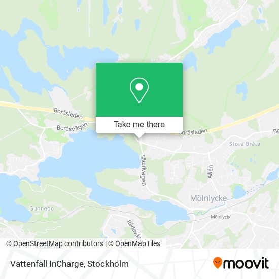 Vattenfall InCharge map