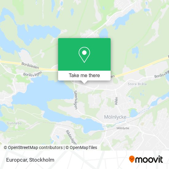 Europcar map