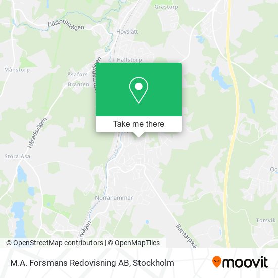 M.A. Forsmans Redovisning AB map