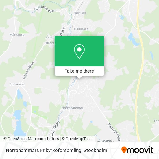 Norrahammars Frikyrkoförsamling map
