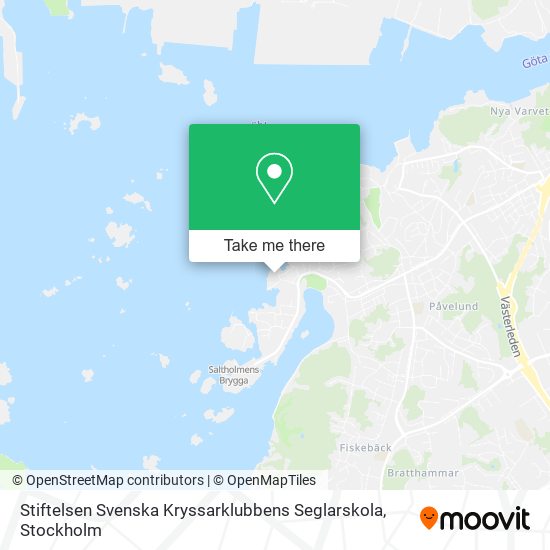 Stiftelsen Svenska Kryssarklubbens Seglarskola map