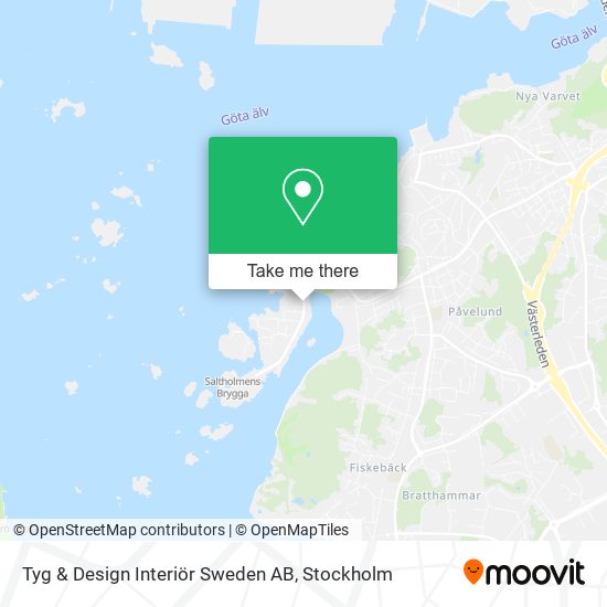 Tyg & Design Interiör Sweden AB map