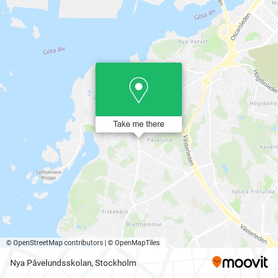 Nya Påvelundsskolan map