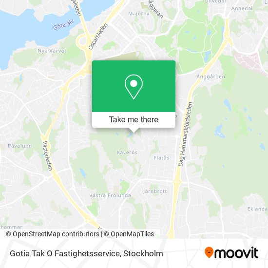 Gotia Tak O Fastighetsservice map