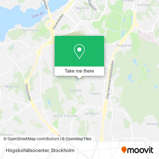 Högsbohälsocenter map
