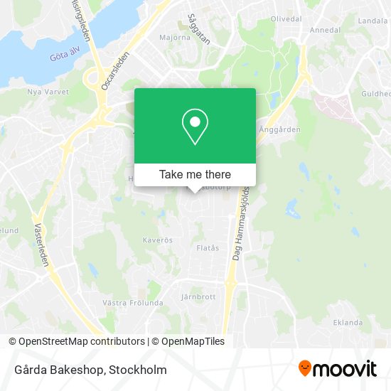 Gårda Bakeshop map