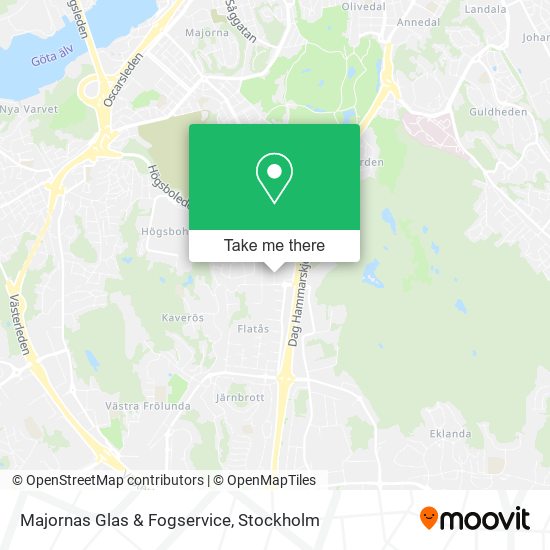 Majornas Glas & Fogservice map