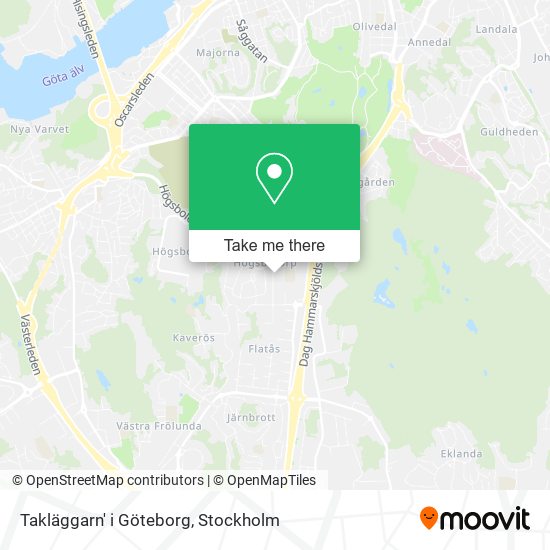 Takläggarn' i Göteborg map