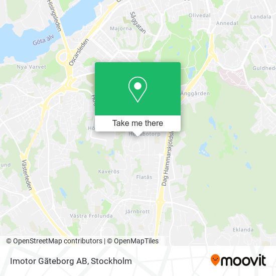 Imotor Gãteborg AB map