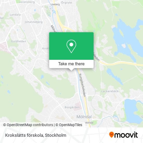 Krokslätts förskola map