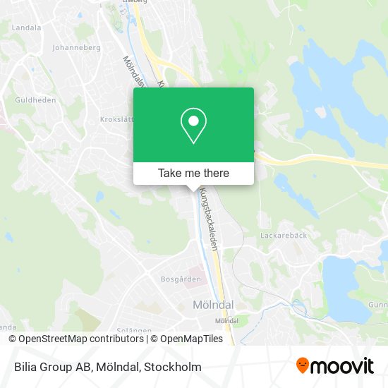 Bilia Group AB, Mölndal map