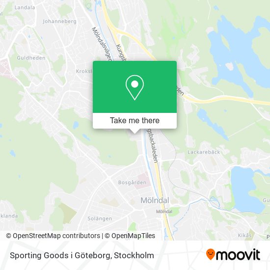 Sporting Goods i Göteborg map