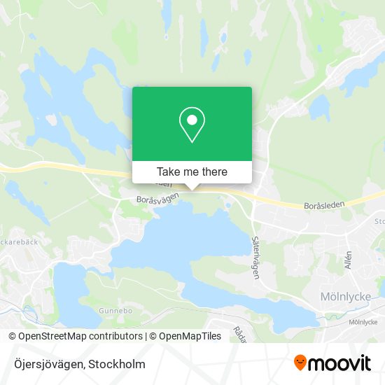 Öjersjövägen map
