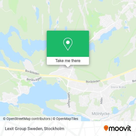 Lexit Group Sweden map