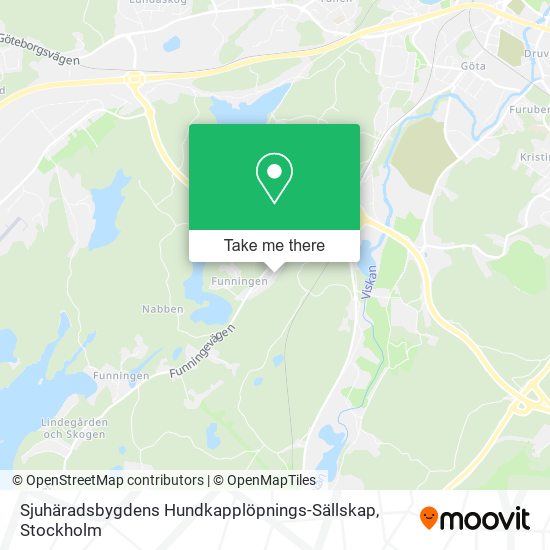 Sjuhäradsbygdens Hundkapplöpnings-Sällskap map