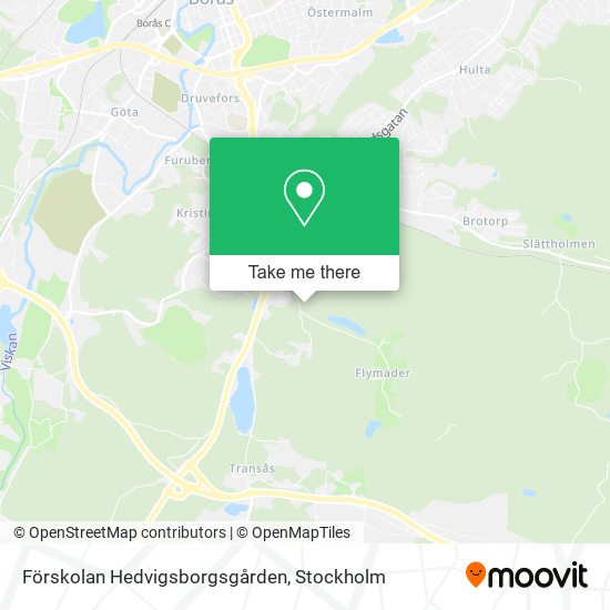 Förskolan Hedvigsborgsgården map