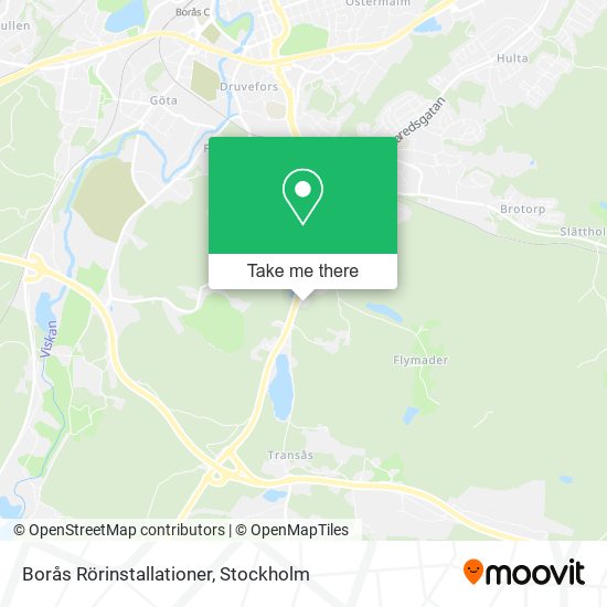 Borås Rörinstallationer map