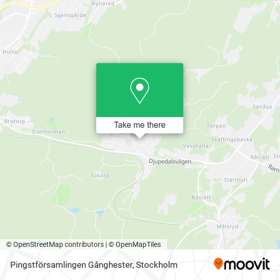 Pingstförsamlingen Gånghester map