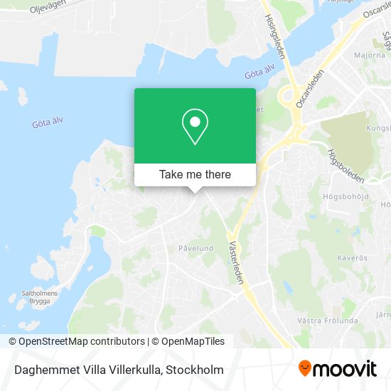 Daghemmet Villa Villerkulla map
