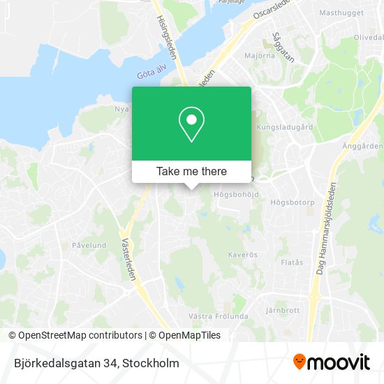 Björkedalsgatan 34 map
