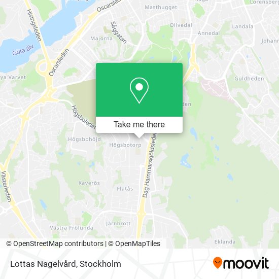 Lottas Nagelvård map