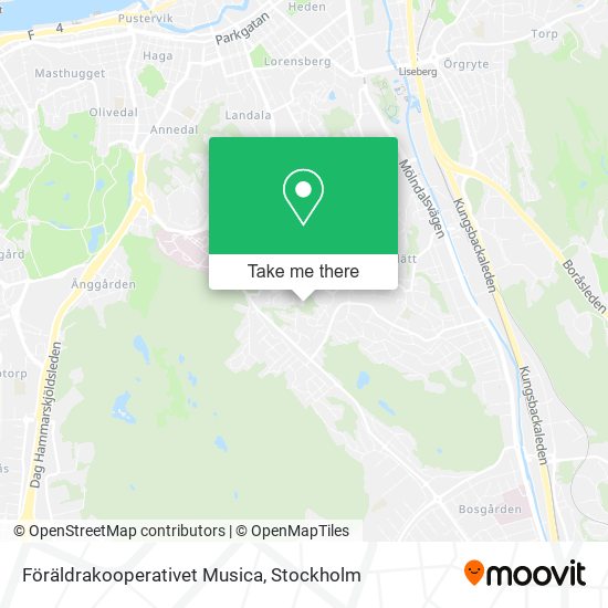 Föräldrakooperativet Musica map