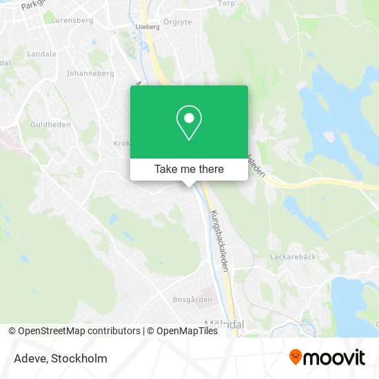 Adeve map