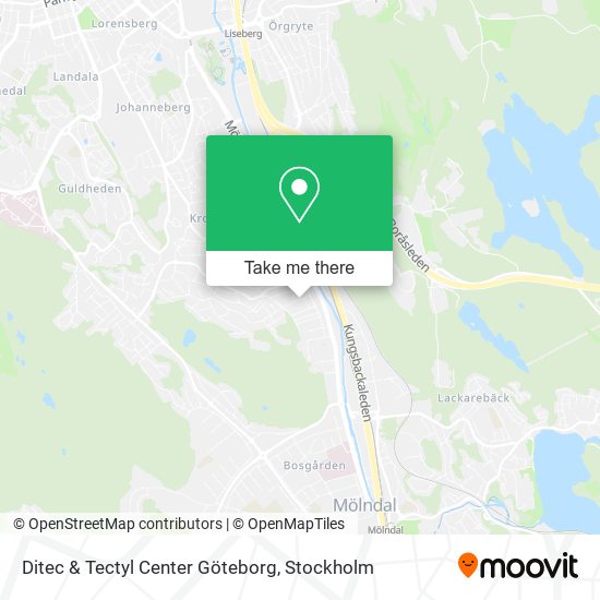 Ditec & Tectyl Center Göteborg map