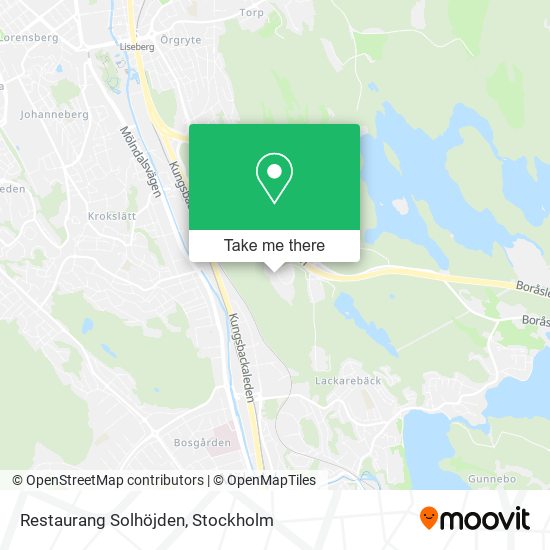 Restaurang Solhöjden map