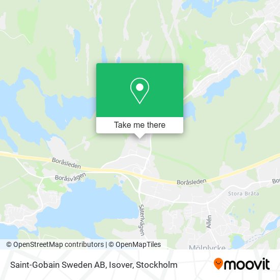 Saint-Gobain Sweden AB, Isover map