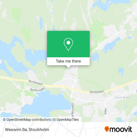 Weswim.Se map