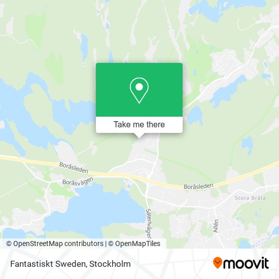 Fantastiskt Sweden map