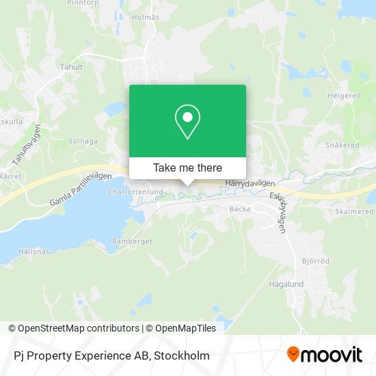 Pj Property Experience AB map