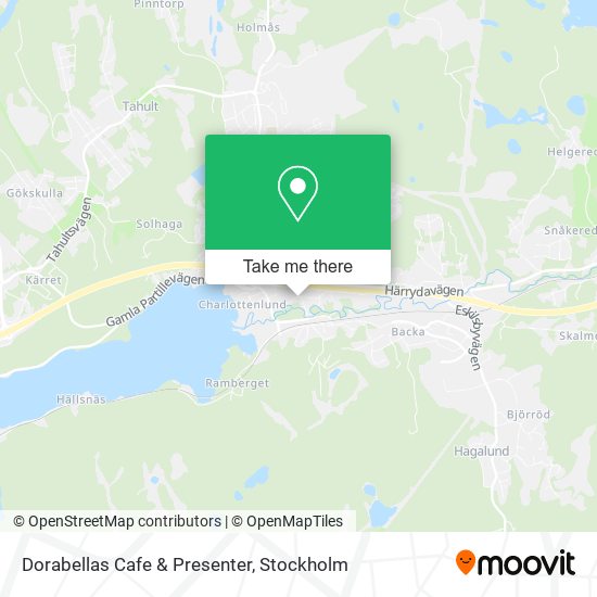 Dorabellas Cafe & Presenter map