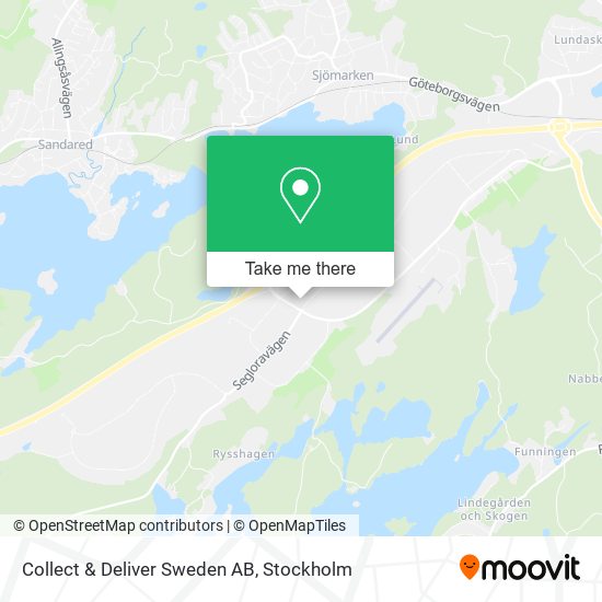 Collect & Deliver Sweden AB map