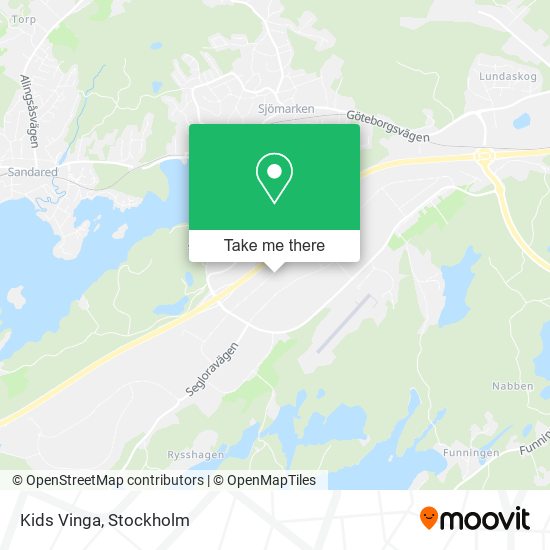 Kids Vinga map